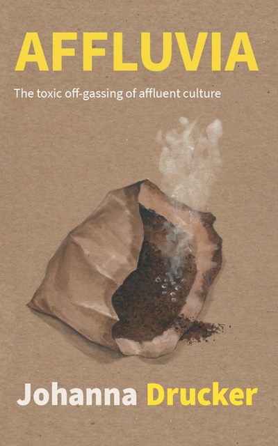 Cover image of book shows painting of coffee filter steaming from wet grounds.